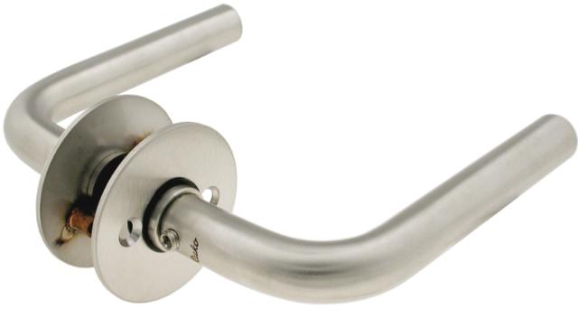 Ruko scanflex dørgreb 16 L m. massive roset CC38