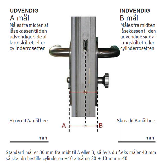 Ruko cylinder RB1620 Messing +0+0