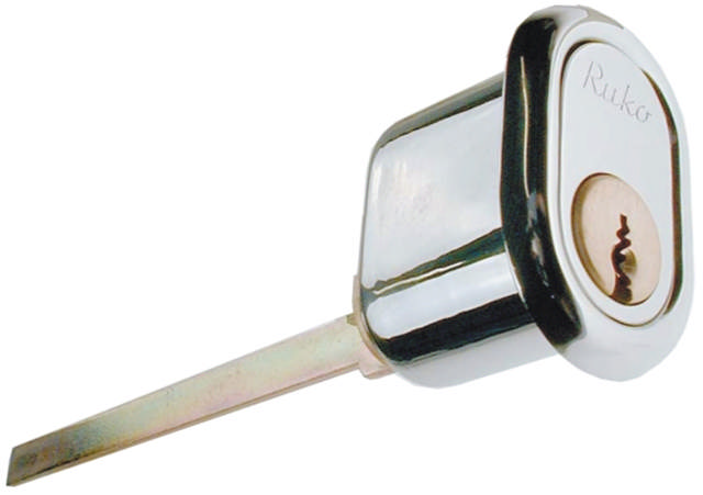 Ruko RD2628 Oval cyl. til kasselås med tilbehør, Messing