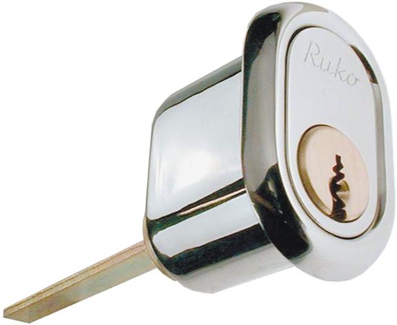Ruko RD1670 Oval cyl. for box lock with accessories Bl DKK.