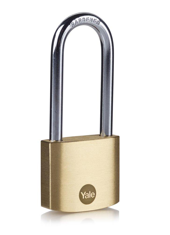 Yale Hængelås M 40mm høj bøjle Y401 box Ensluk. Messing 924923