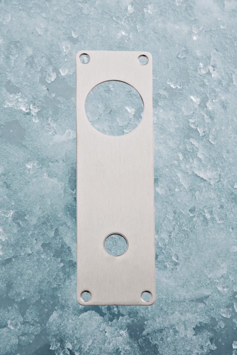 Ruko-Line Langskilt 60mm - dørgrebshul forneden 40mm hul