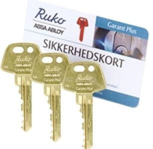Skåret nøgle Garant Plus