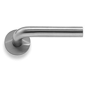 Randi dørgreb 102106AB L-form 19mm mas. ros. CC38 eller træskr.
