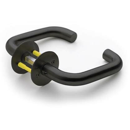 Randi Line 18 dørgreb 702024 U massiv roset CC30, sort PVD