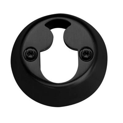 Randi cylinderring 110028AR07 indv. rok  7mm, sort PVD