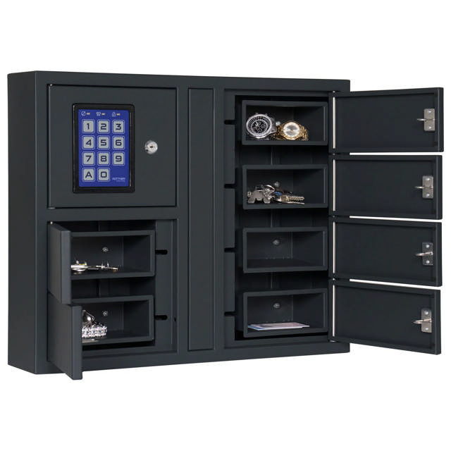 Rottner nøgleskab m. el-kodelås, Depot 6 bokse