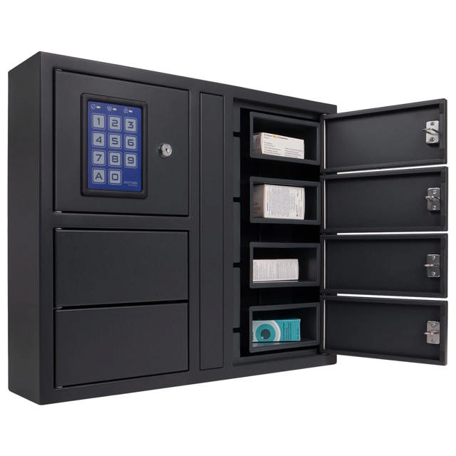 Rottner nøgleskab m. el-kodelås, Depot 6 bokse