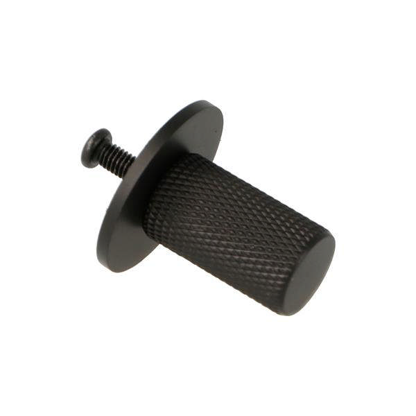 Møbelknop Grip ø14x25mm Sort