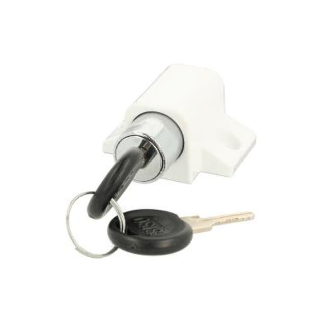 Siso vindueslås 280 hvid ensluk.(D20)