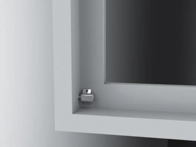 Siso vindueslås 280 hvid ensluk.(D20)