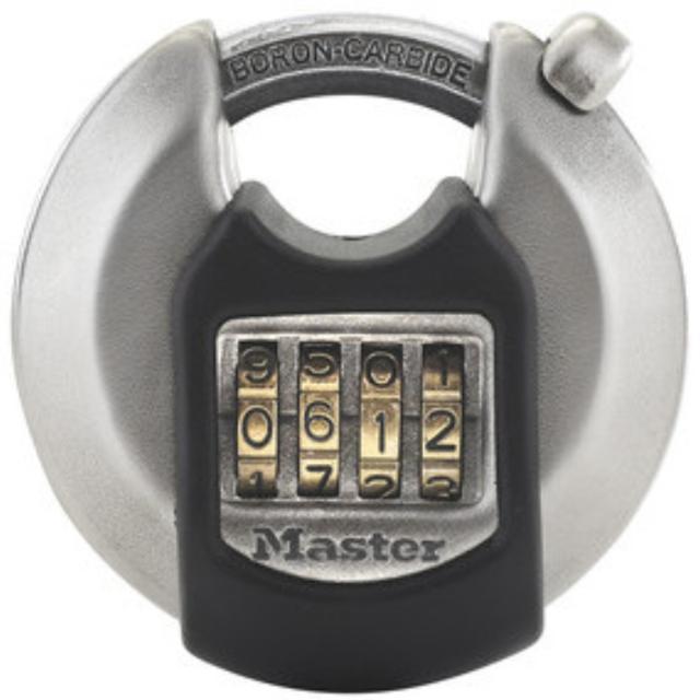 Masterlock padlock, Diskus, with code, M40EURDNM