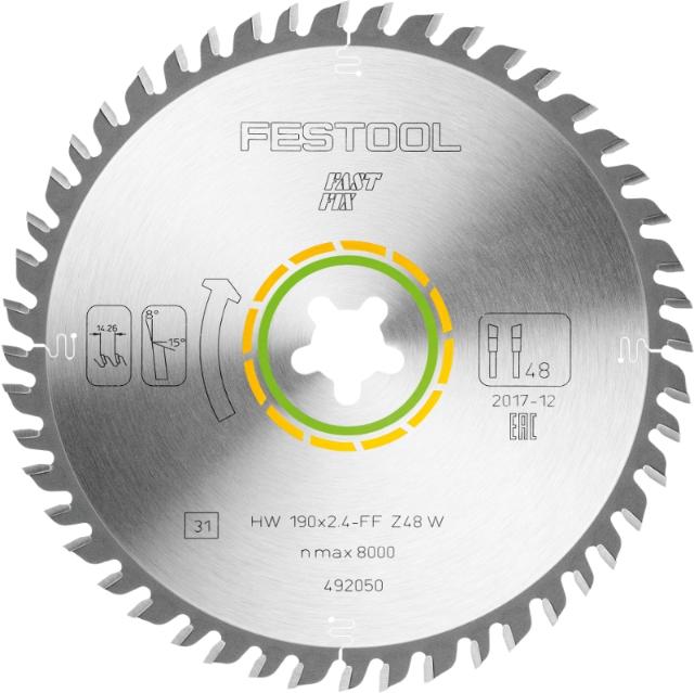 Festool Fintands-savklinge 190x2,4 FF W48