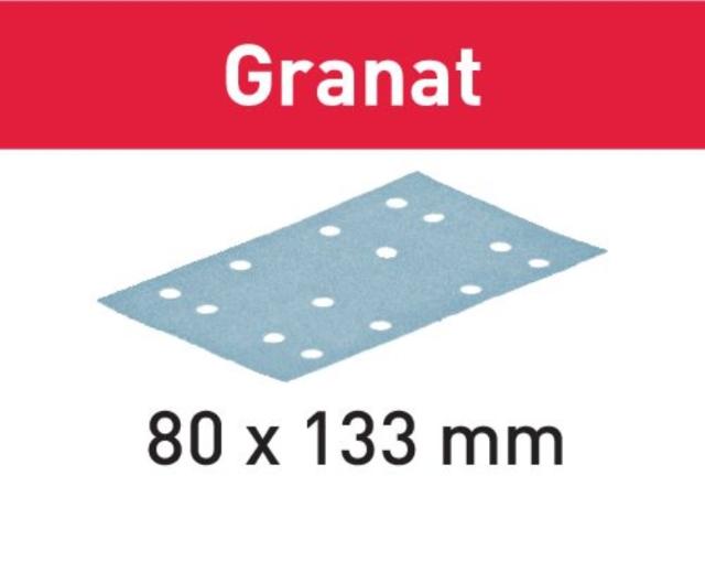 Festool slibepapir STF 80x133 Granat
