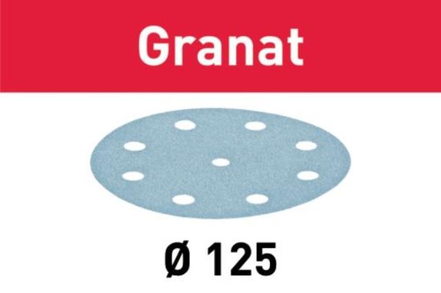 Festool Slibepapir STF D125/8 Granat