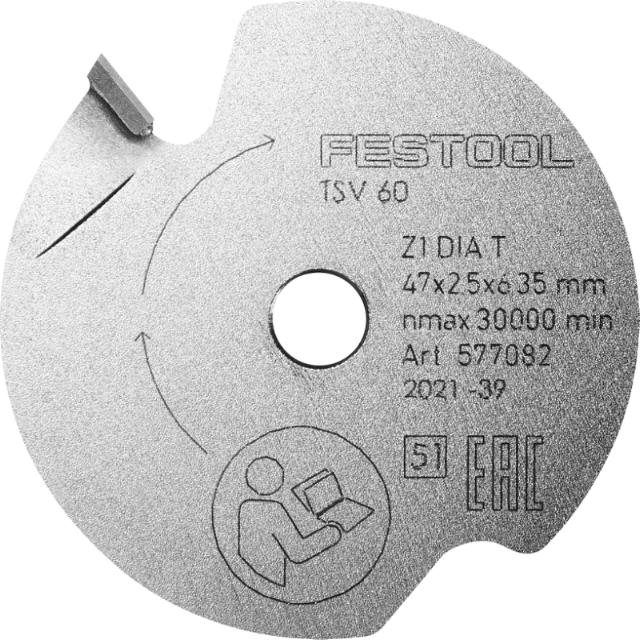 Festool Forridse-savklinge DIA 47x2,5x6,35 T1
