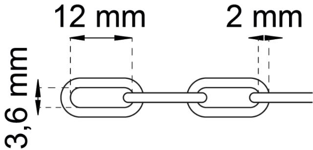 CHAIN NICKEL-PLATED 2 MTR