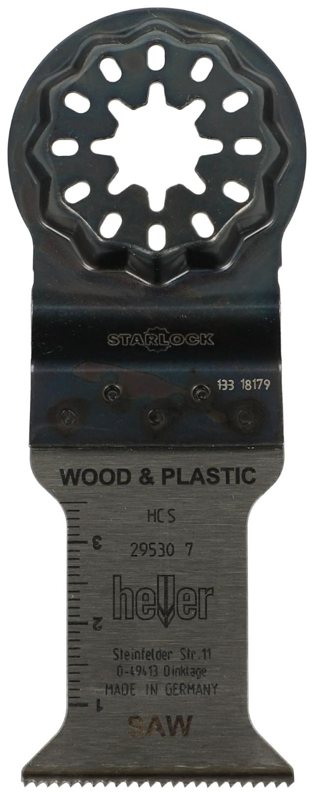 Heller starlock 35x50 mm t/ træ & plastik, 3 stk.