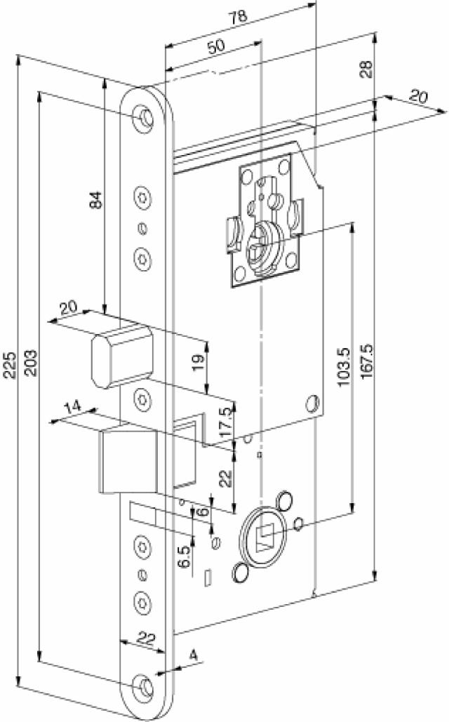 Abloy motor lock EL573, V2 (969836)