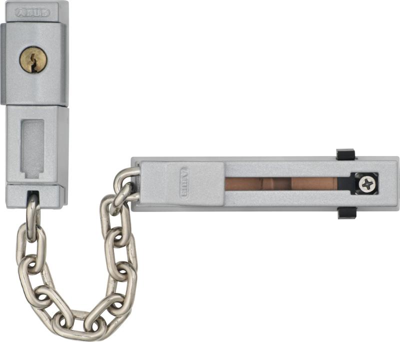 Abus safety chain sk78 w/lock sb. (silver)