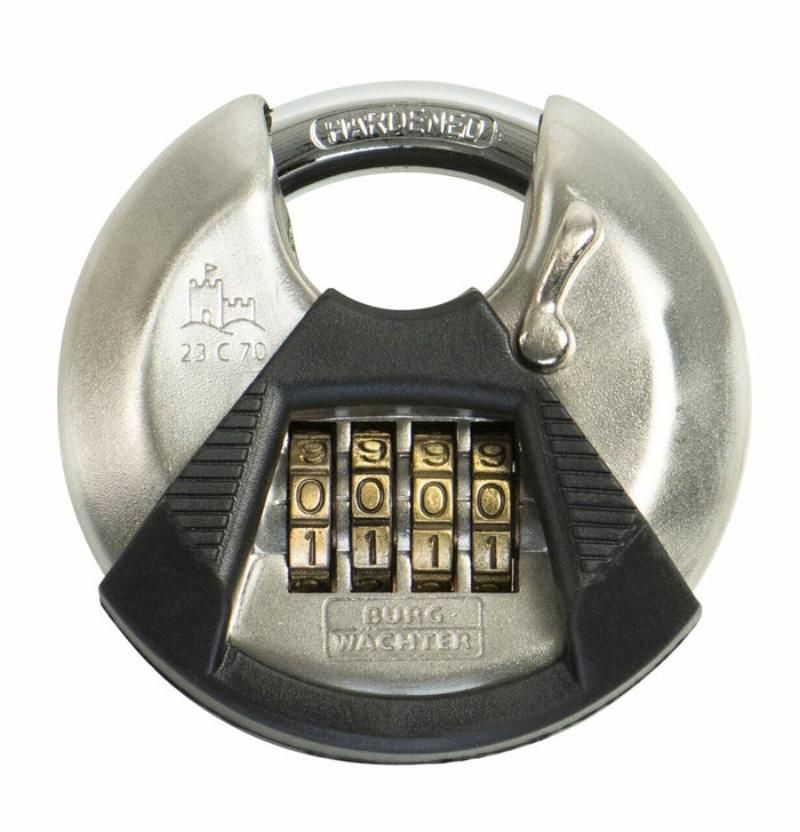 BURG hængelås m. kode combi lock 23 C 70 SB