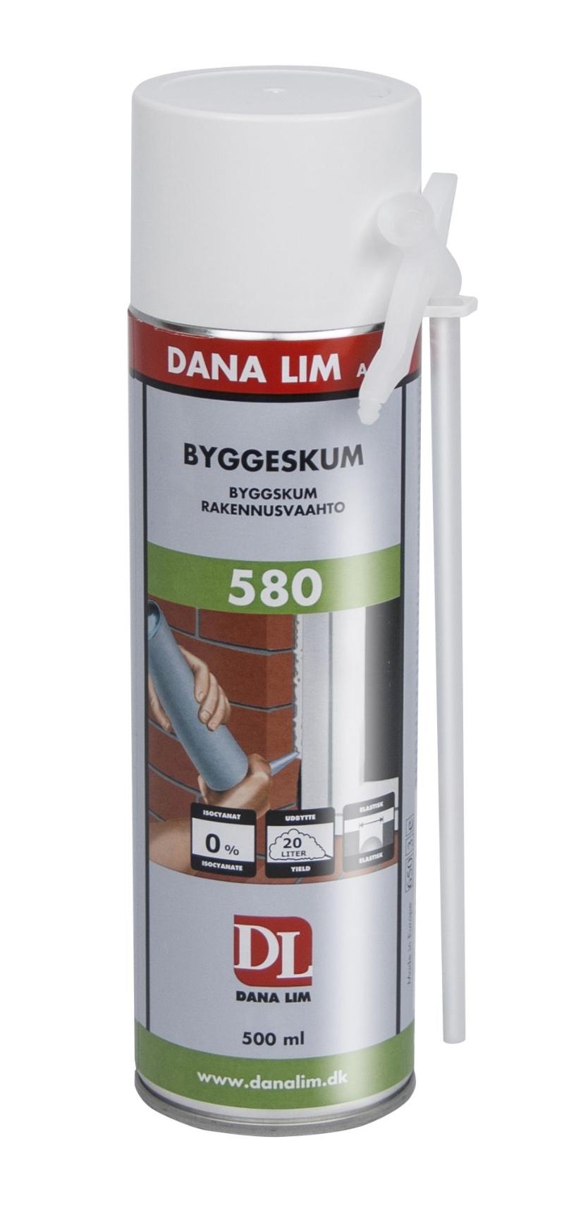Dana Lim Byggeskum 580 uden isocyanater 500ml