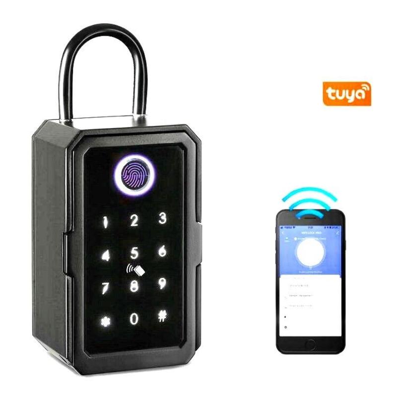 Elektronisk Nøgleboks med TUYA app komplet klar til brug