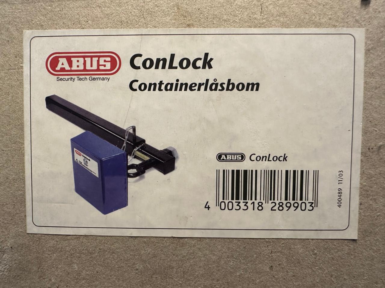 ABUS Conlock udgået vare