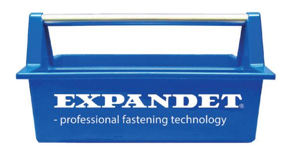 EXP værktøjskasse blå