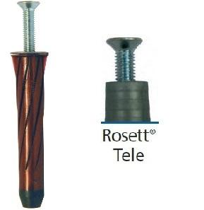 EXP Rosette red tele tx25 75 mm 5 mm ma.skr PK 25