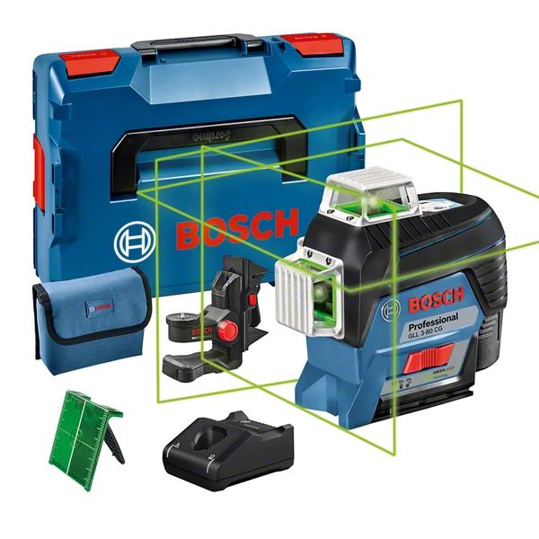 Bosch circle laser GLL 3-80 CG incl. charger, battery and holder
