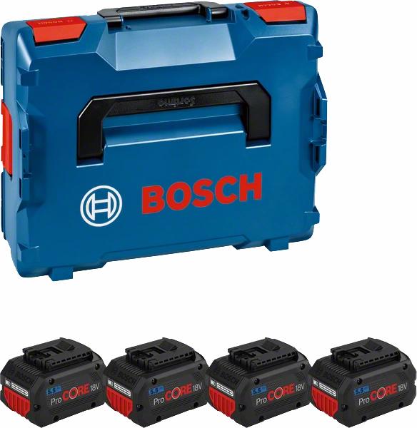Bosch batterisæt ProCORE 18V 4x5,5Ah L-BOXX