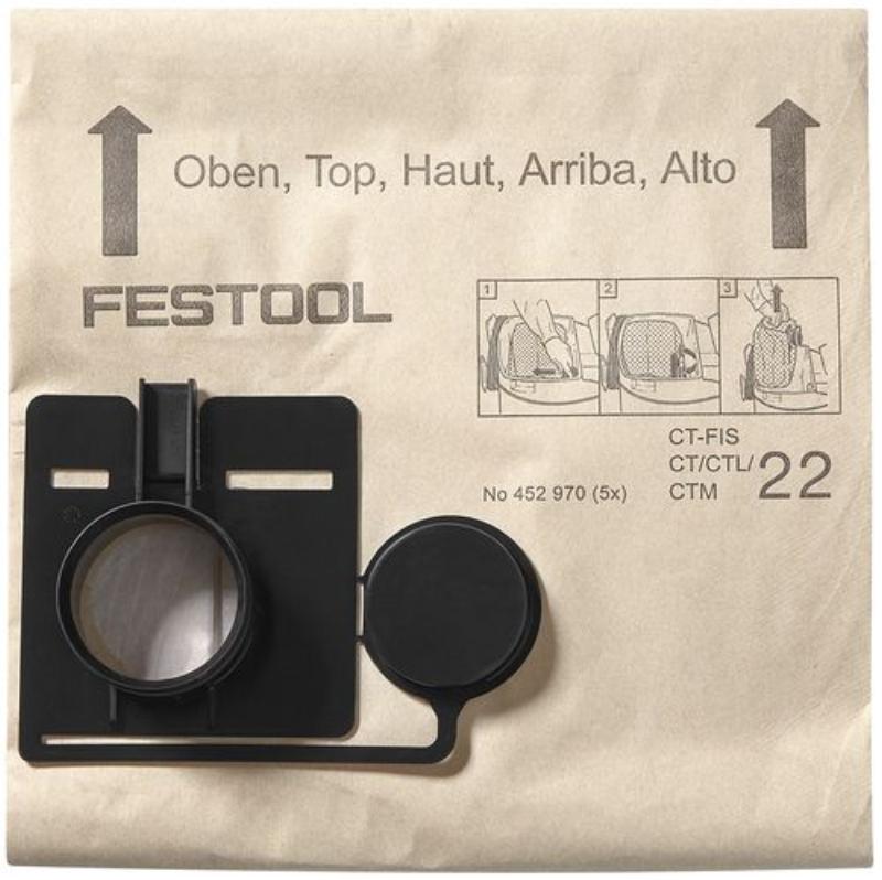 Festool Filterposer FIS-CT 22, 5 stk.