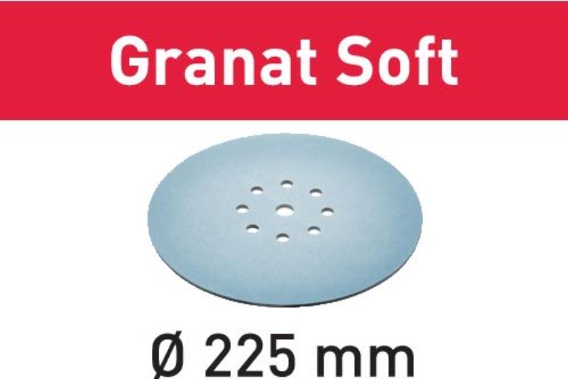 Festool Slibepapir STF D225 GR S/25 Granat Soft