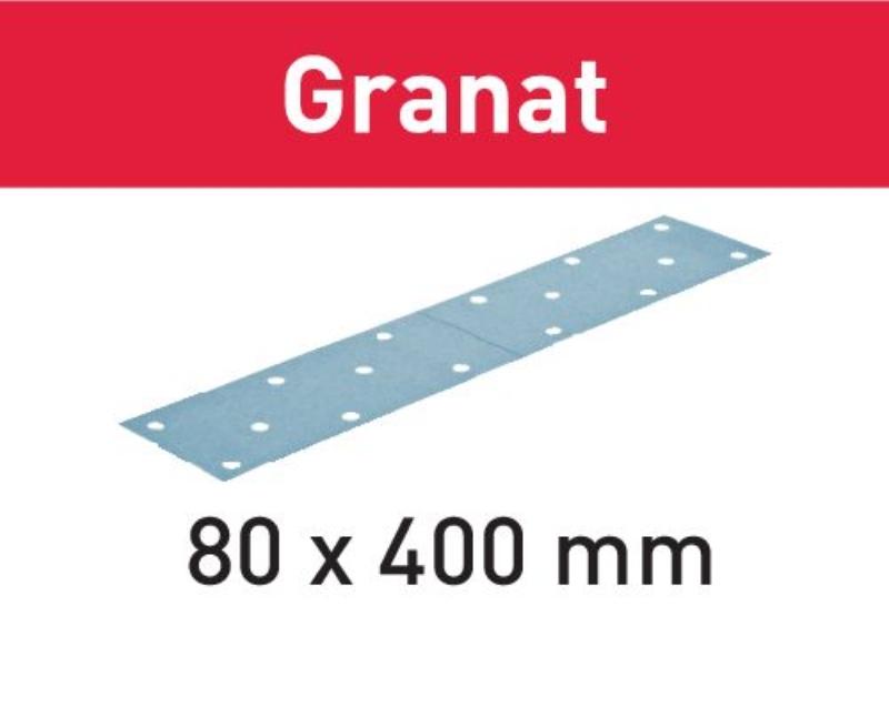 Festool Slibepapir STF 80x400 P40 Granat, 50 stk