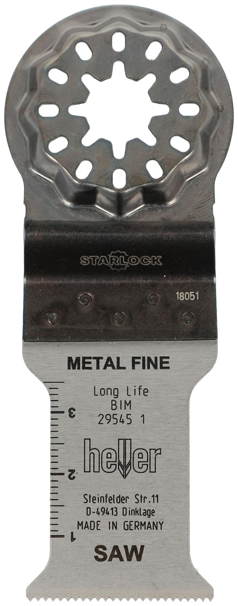 Heller starlock 30x50 mm metal fin sav