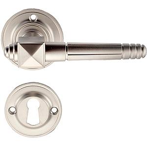 Door handle Klampenborg 7010 w/fitting (2080+81) NiS